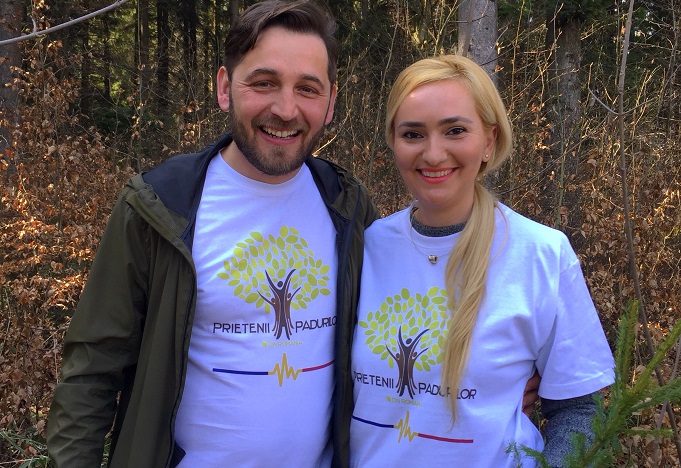 Adela Diaconu s-a alăturat campaniei ”Plantează pentru România!” inițiată de silvicultori