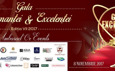 Adela Diaconu și Filip George premiază valorile la Gala Performanței & Excelenței 2017