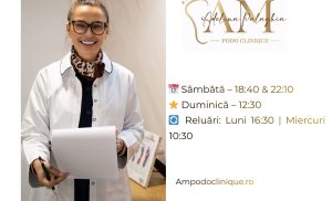 Adelina Palaghia lansează AMPodo – Terapia pașilor, primul format TV din România dedicat anatomiei mersului și evaluării funcționale corecte.